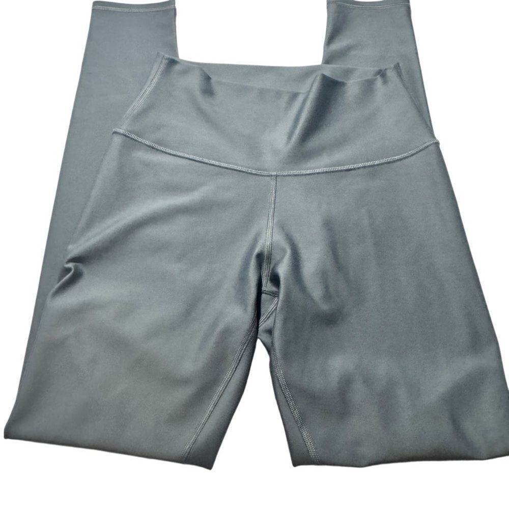 Alo Yoga Fog Blue Full Length High-Waist Airlift High-Compression Legging Size M - Picture 5 of 9